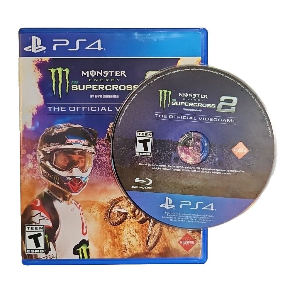 Monster Energy Supercross 2: The Official Videogame Sony PlayStation 4 PS4 Game