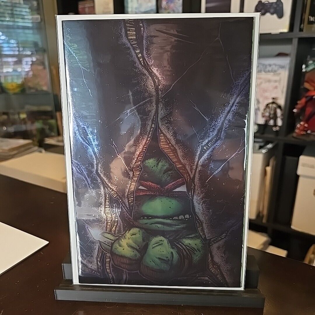 TMNT #1 SDCC Exclusive Cover by KEVIN EASTMAN Foil Virgin Variant NM