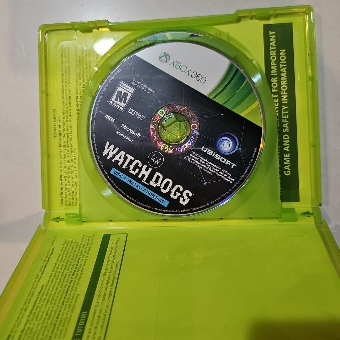 Watch Dogs (Xbox 360, 2014)  *Walmart Edition - Tested - Fast Ship*