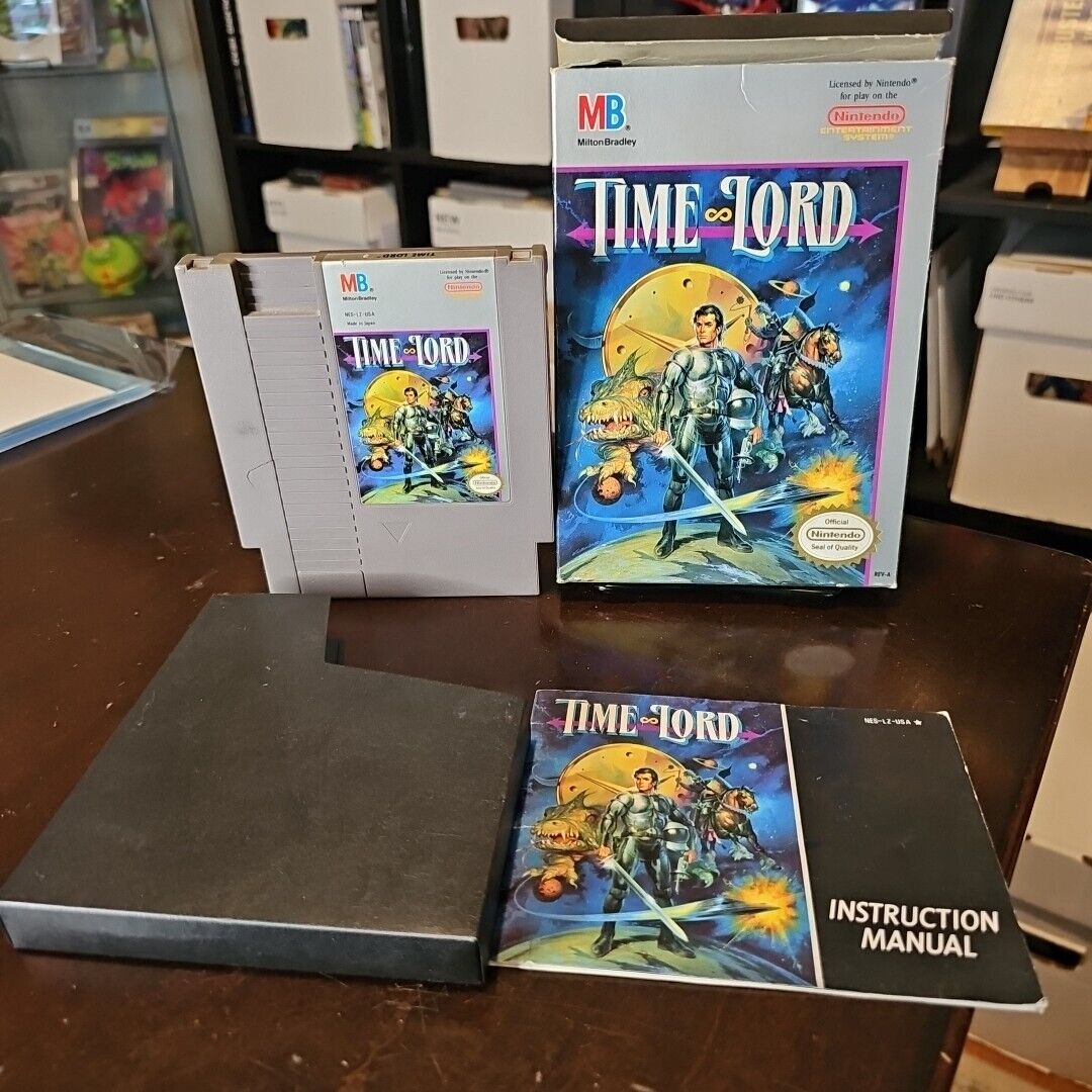 Time Lord (Nintendo Entertainment System, 1990) NES CIB COMPLETE