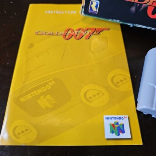 Goldeneye 007 Nintendo 64 N64 CIB Complete - Box & Manual - Tested & Authentic!!