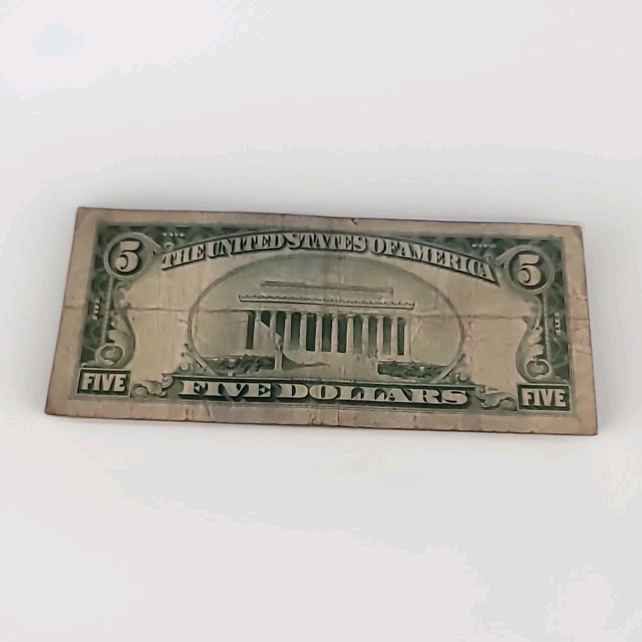Series 1928F $5 Dollar Bill Legal Tender Red Seal Note.Very Rare!!