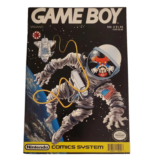 Game Boy Valiant Vol. 1  No. 2 1990 Nintendo Comics System Mario NM!