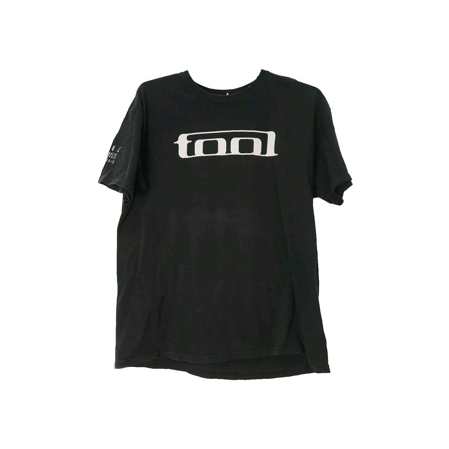 Vintage 1991 Tool Band T-Shirt Wrench Logo Anvil Size L Black