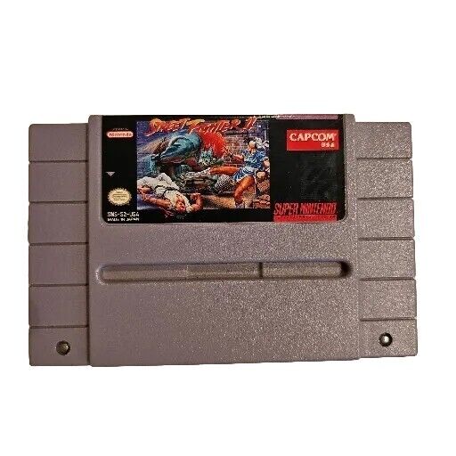 Street Fighter II (SNES, 1992) TESTED AUTHENTIC