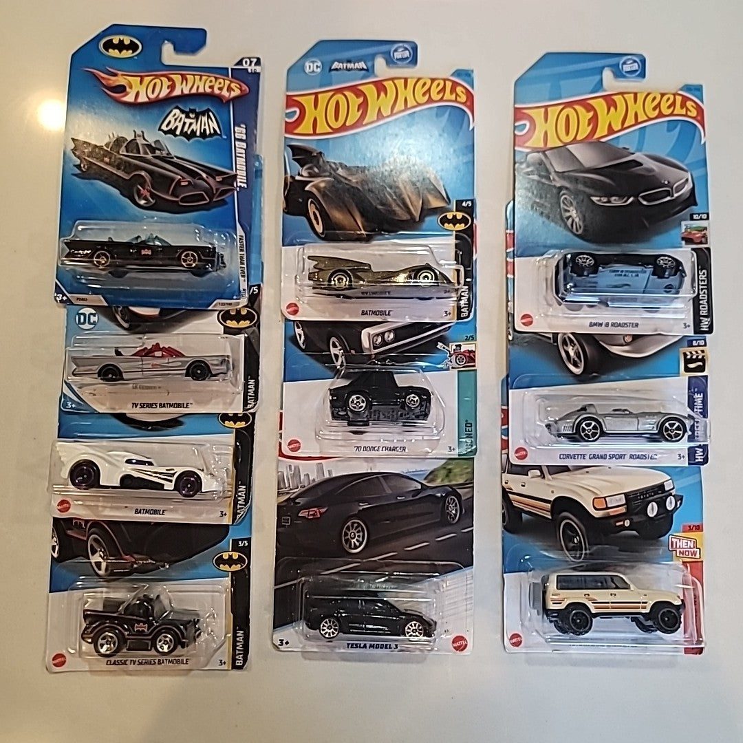 Lot of 10 Hot Wheels Cars 