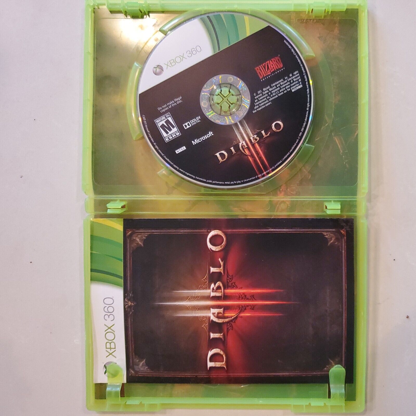 Diablo III (Microsoft Xbox 360, 2013) CIB Diablo 3 Complete Tested SB11