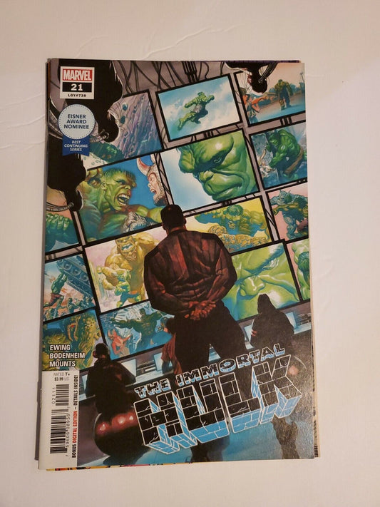 THE IMMORTAL HULK #21 1ST PRINT NM- UNREAD AL EWING RYAN BODENHEIM MARVEL COMICS