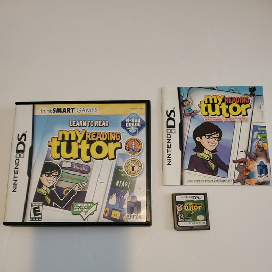 My Reading Tutor Kindergarten to Second Grade Nintendo DS CIB Complete