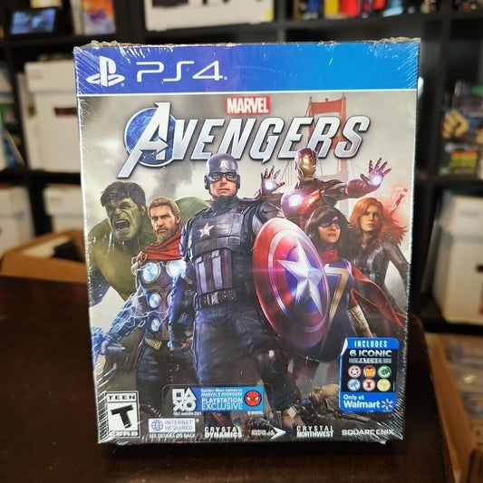 Marvels Avengers: Sony PlayStation 4 PS4/PS5 Walmart Edition Collectors Box Set 