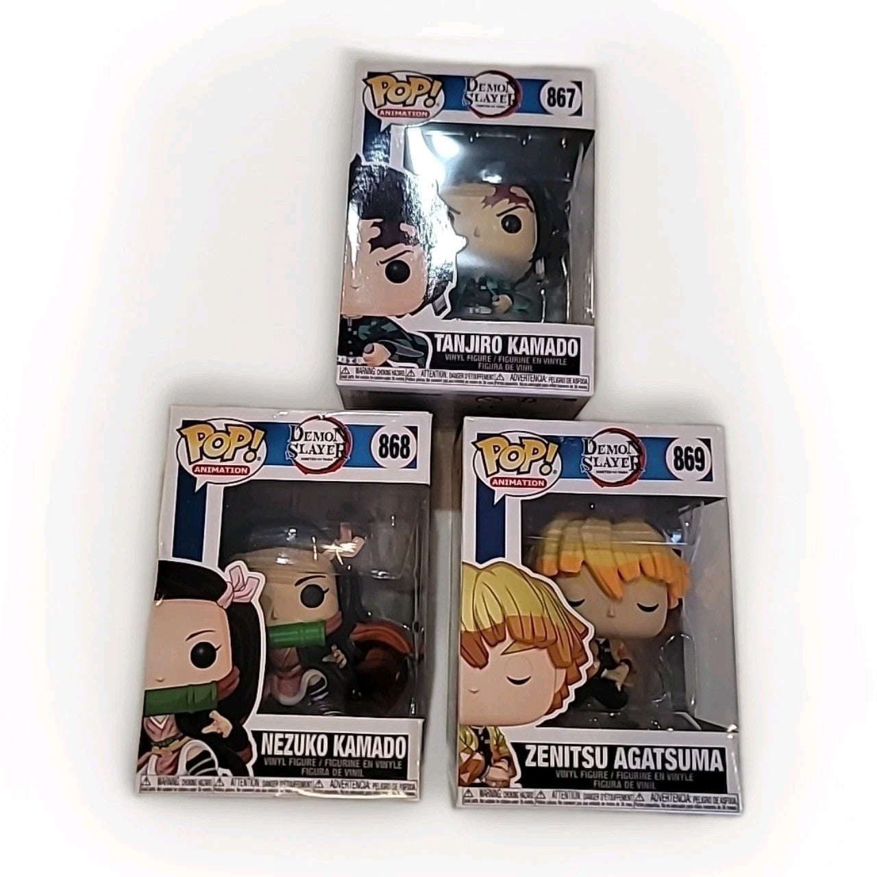 Demon Slayer Funko Pop Lot (867, 868, 869)