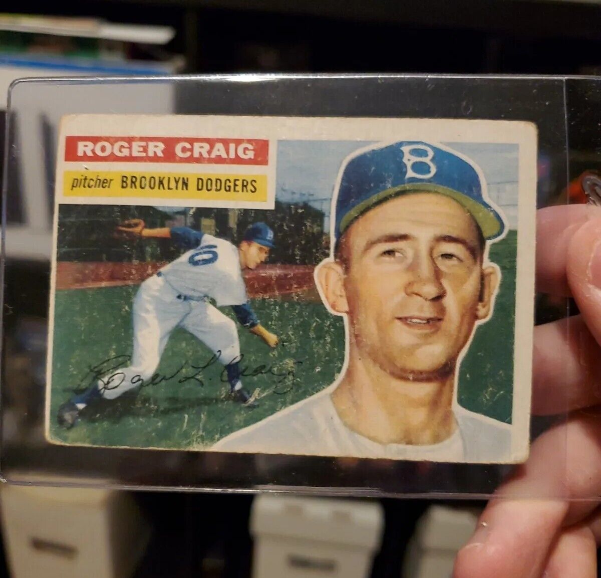 1956 Topps Baseball #63 Roger Craig