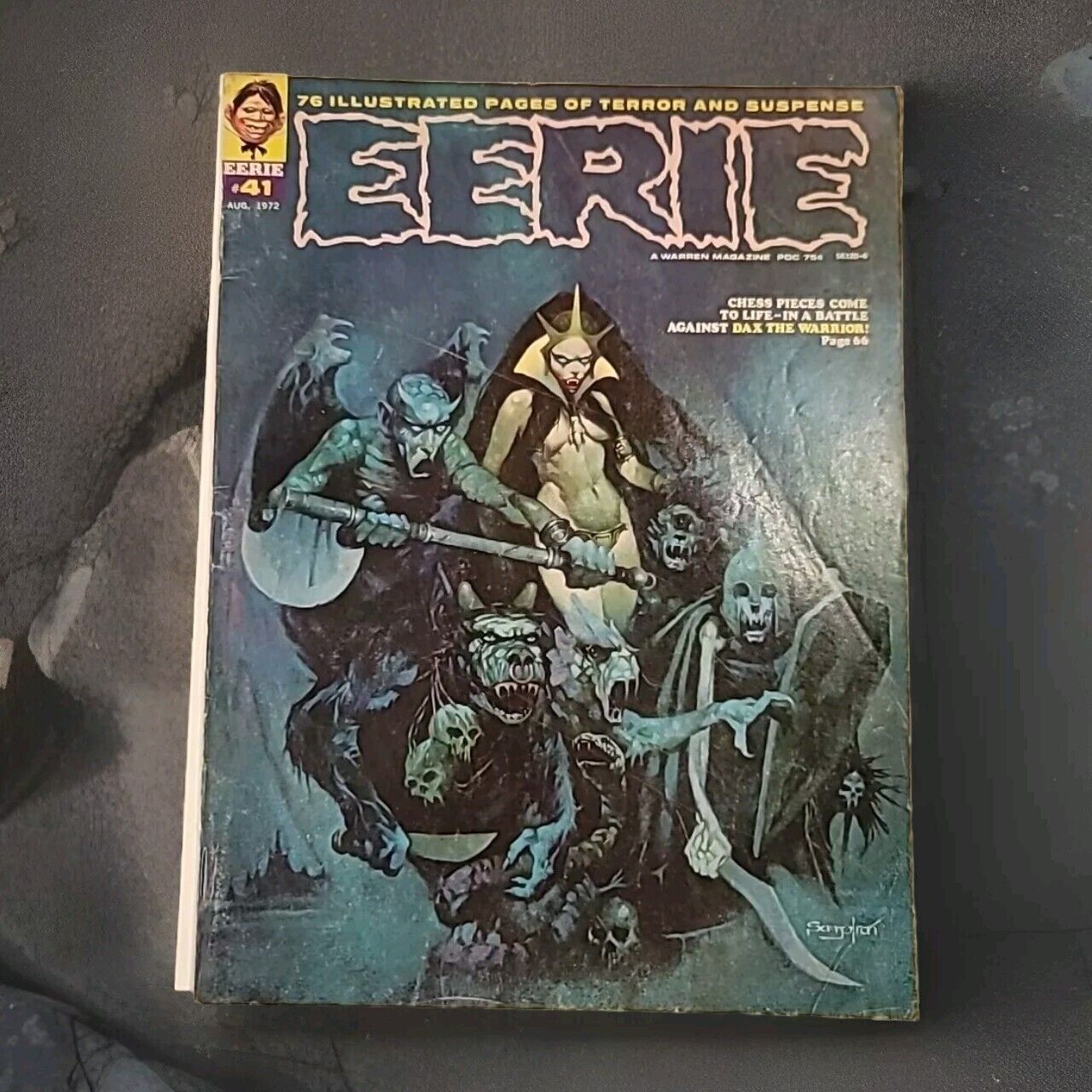 Eerie Magazine Issue No. 41 August 1972 Warren Horror Comic