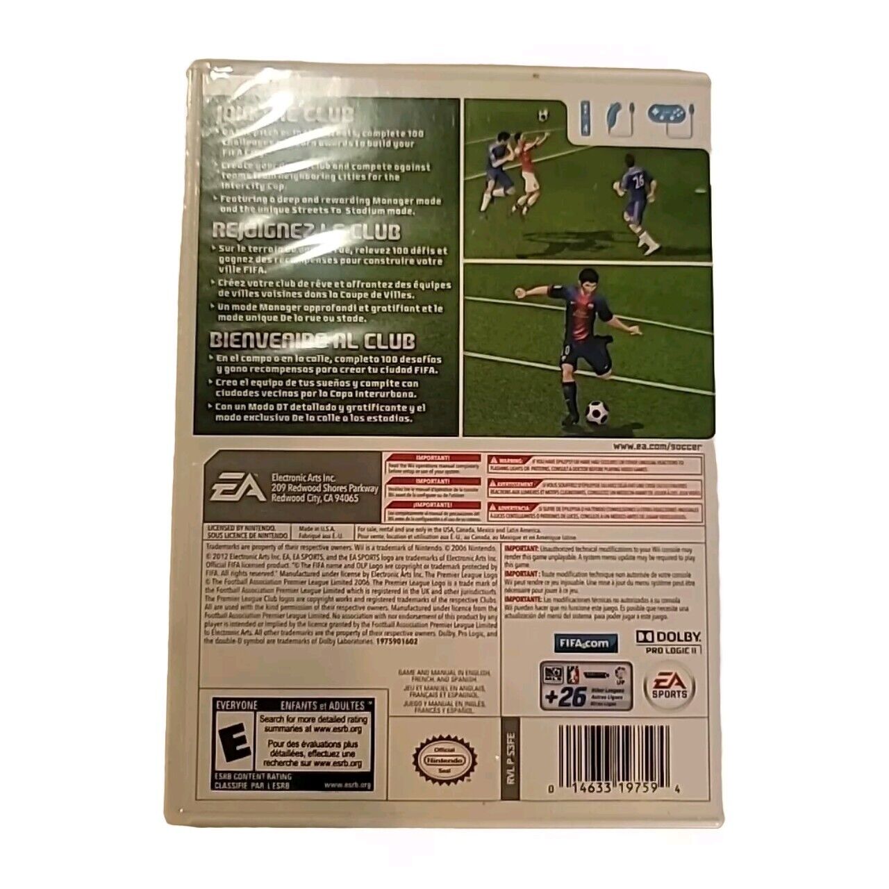 FIFA Soccer 13 (Nintendo Wii, 2012)