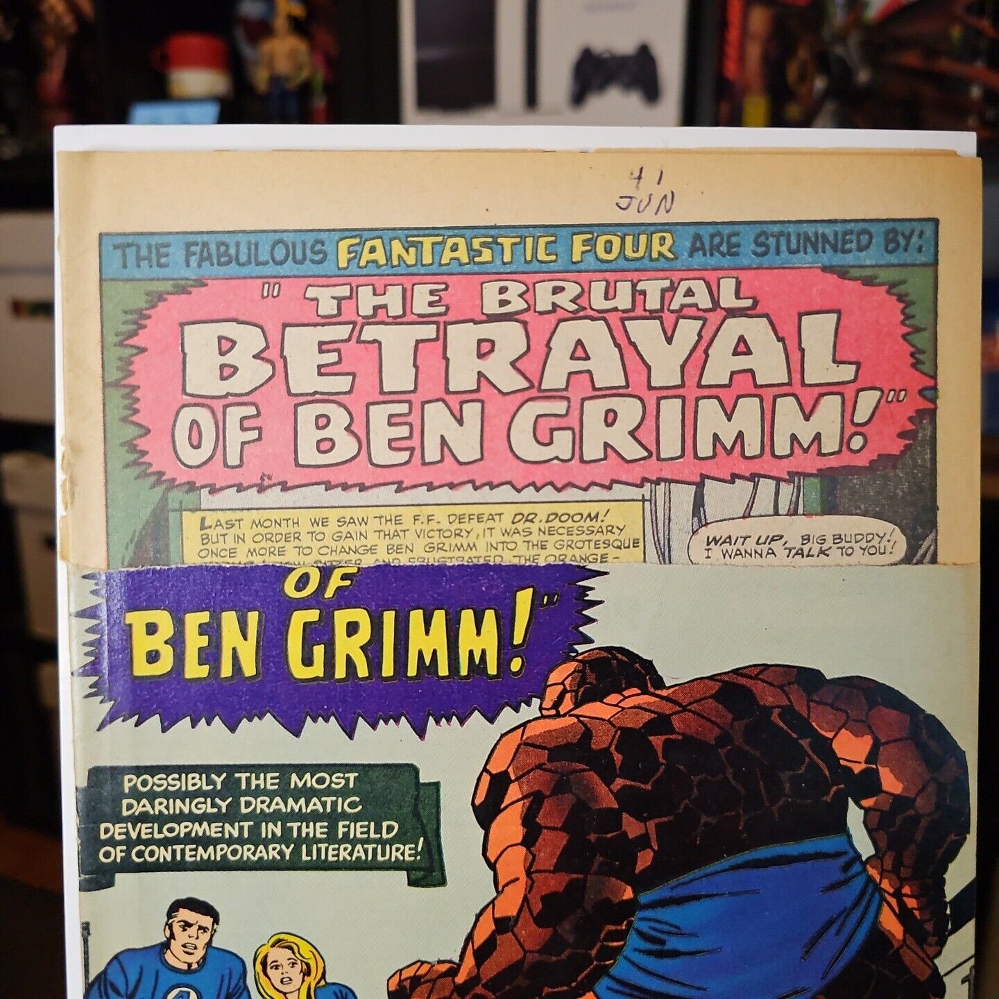 FANTASTIC FOUR  #41  [1965]  "THE BRUTAL BETRAYAL OF BEN GRIMM!"