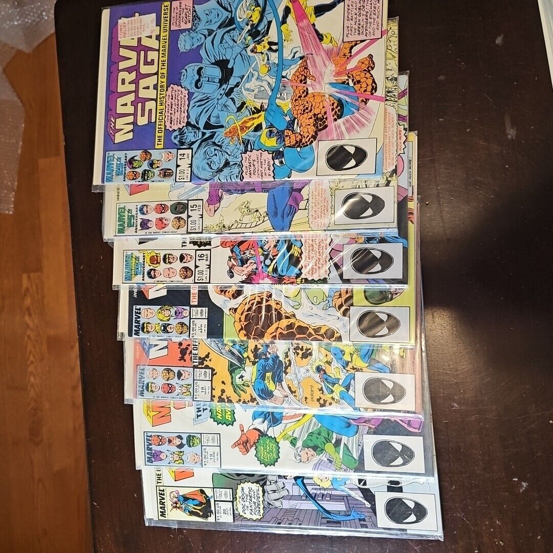 Marvel Saga #1-20 Comics Lot NM X-Men 1987