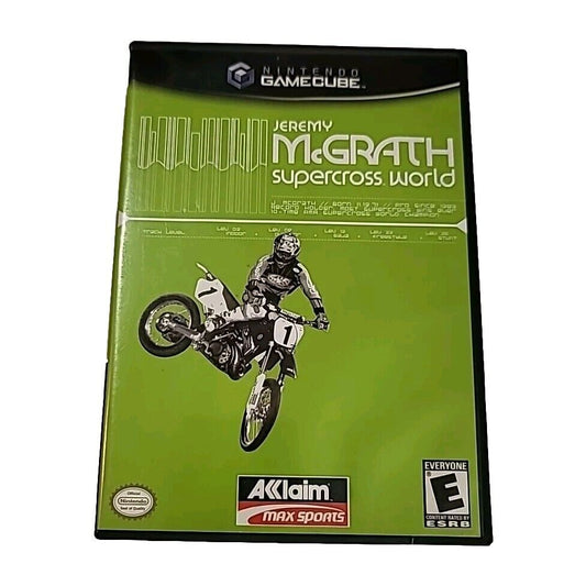 Jeremy McGrath Supercross World - Nintendo GameCube - Complete 