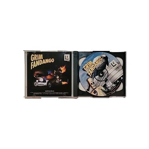 Grim Fandango PC Video Game CD-ROM, 2-Disc Set, 1997, LucasArt