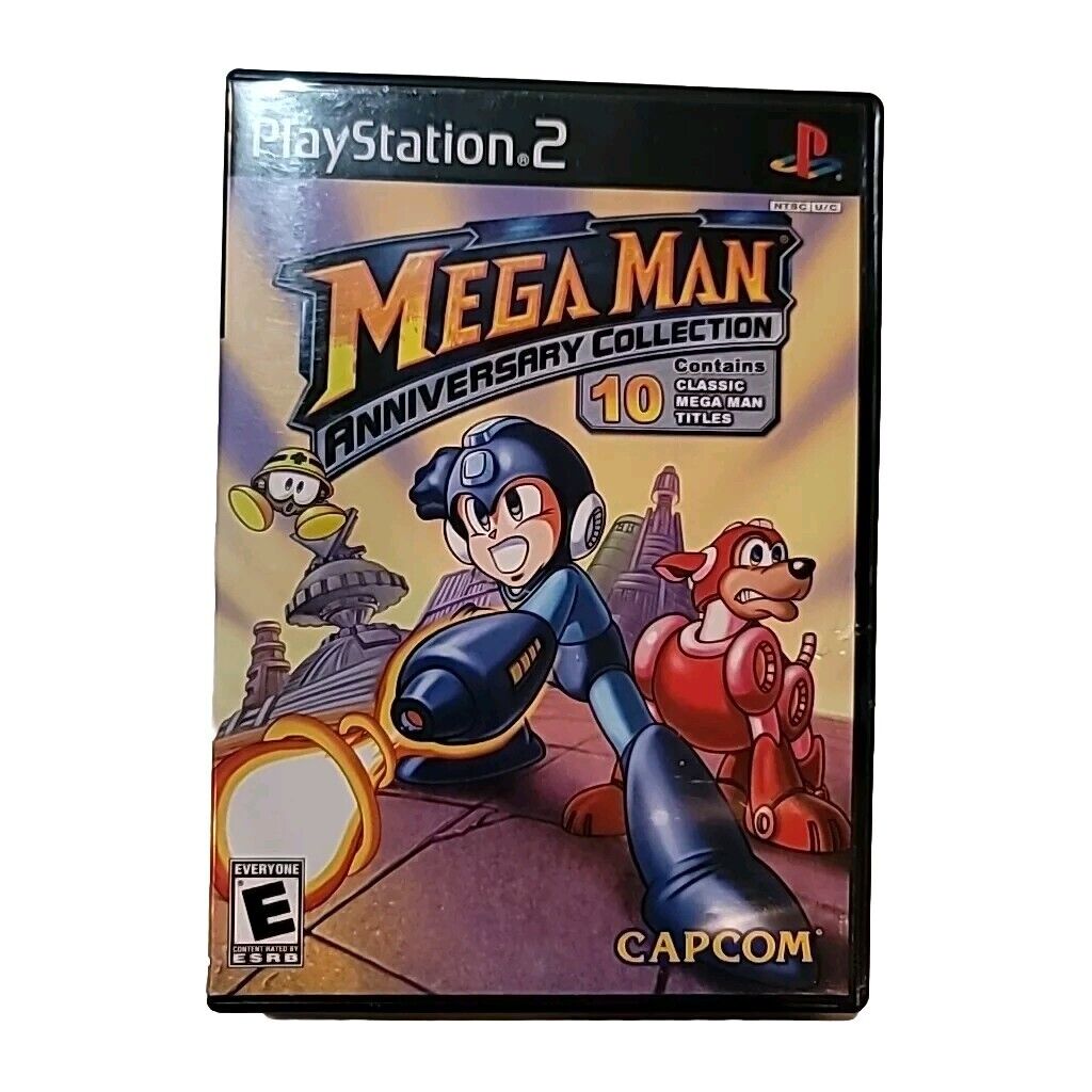 Mega Man Anniversary Collection - PS2 -  (Sony PlayStation 2, 2004) - Complete