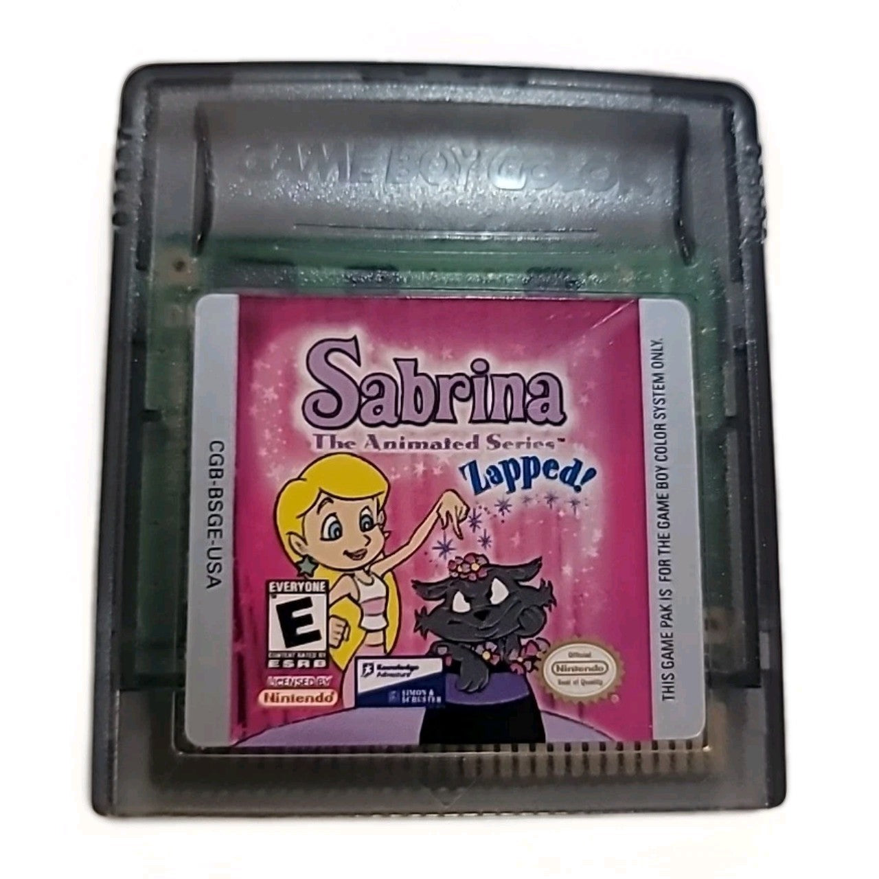 Nintendo GameBoy Color - Sabrina Animated Zapped *TESTED 