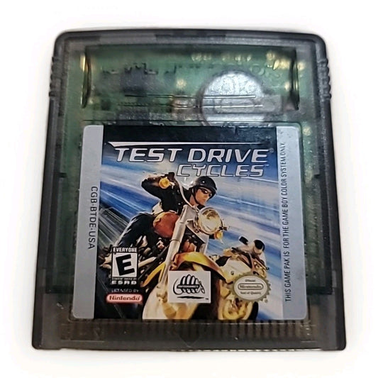 Test Drive Cycles GBC Nintendo Game Boy Color Tested Works!