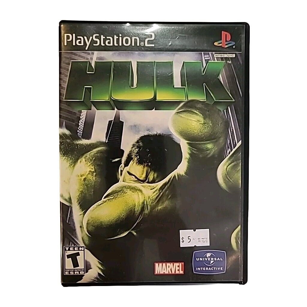 Hulk (Sony PlayStation 2, 2003) CIB Complete TESTED Works PS2