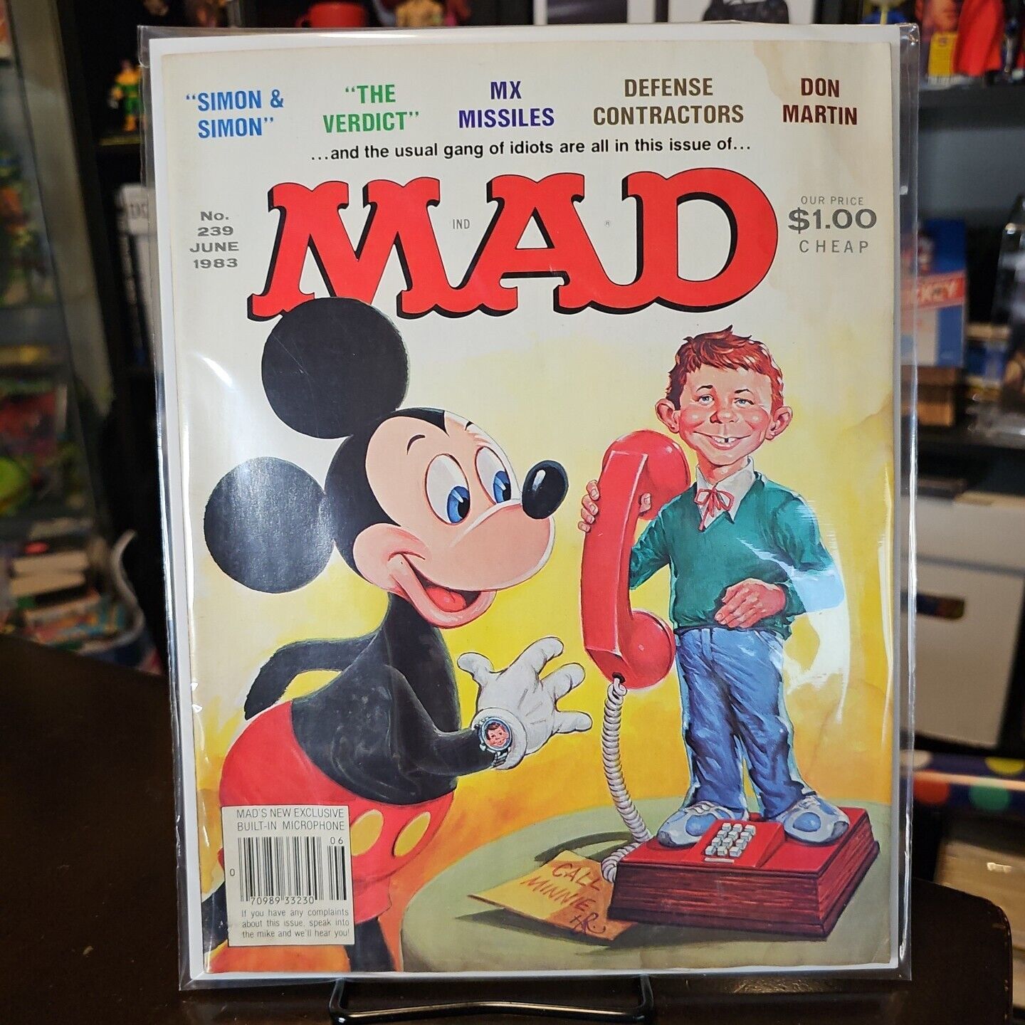 MAD Magazine # 239 June 1983 Simon & Simon The Verdict Low GRADE