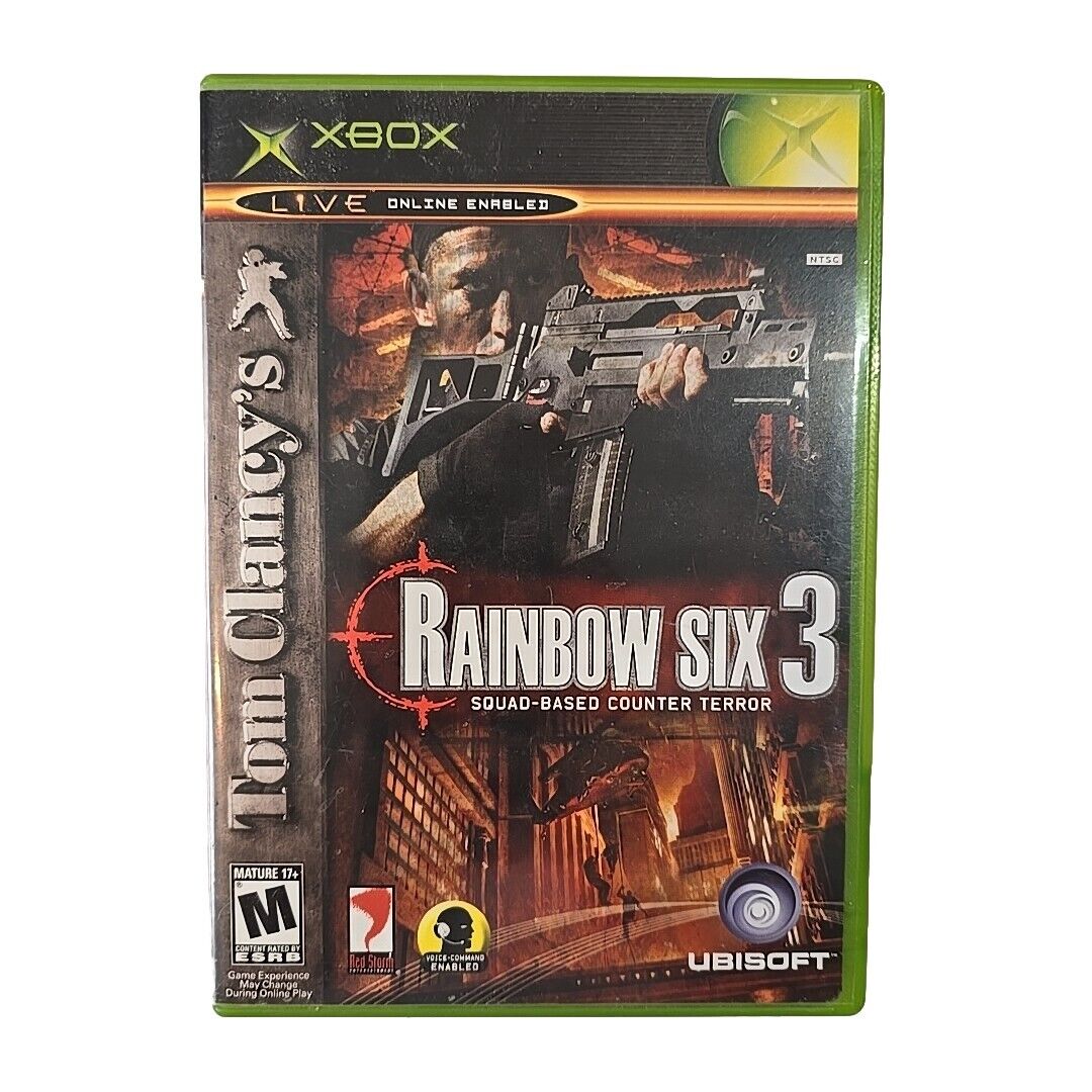 CIB - Tom Clancy's Rainbow Six 3 (Microsoft Xbox, 2003) CIB COMPLETE