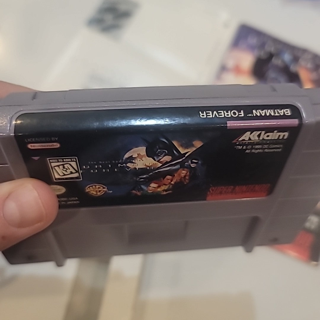 Batman Forever (Super Nintendo SNES) Complete in Box CIB