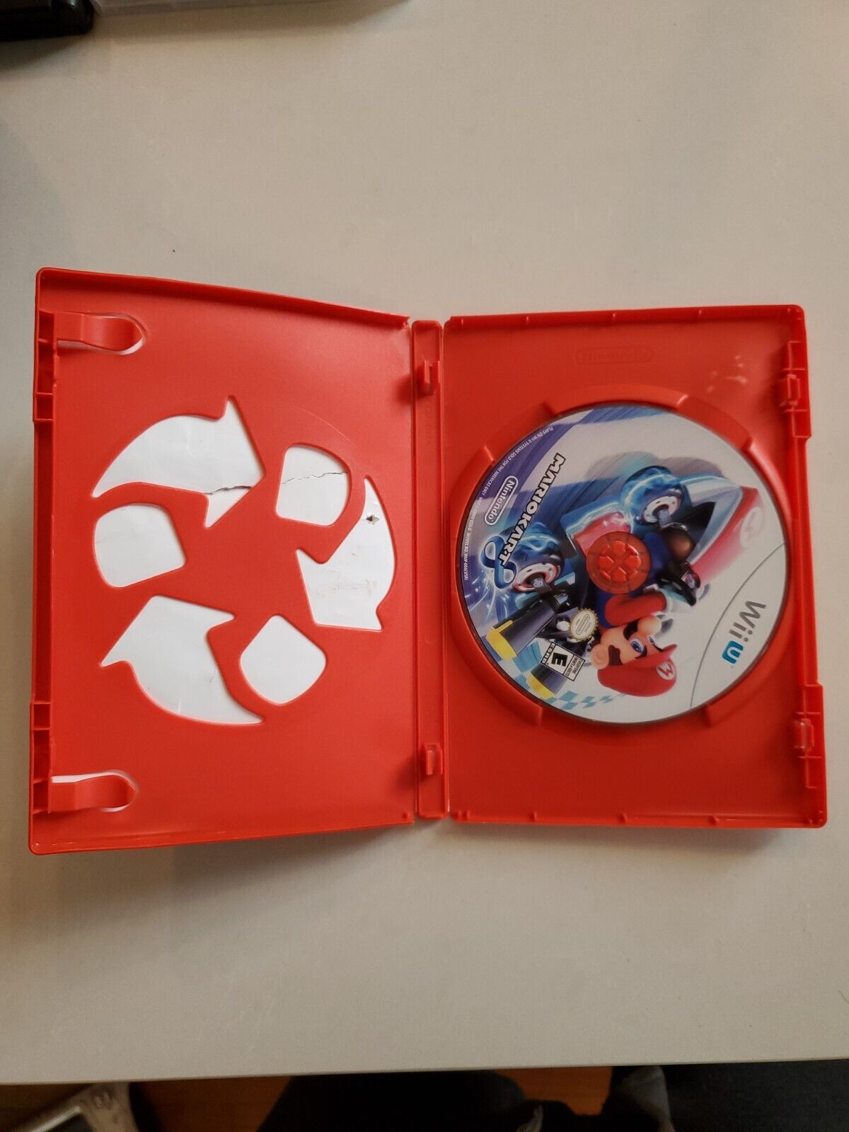 Mario Kart 8 (Nintendo Wii U, 2014) No Manual Ripped Art