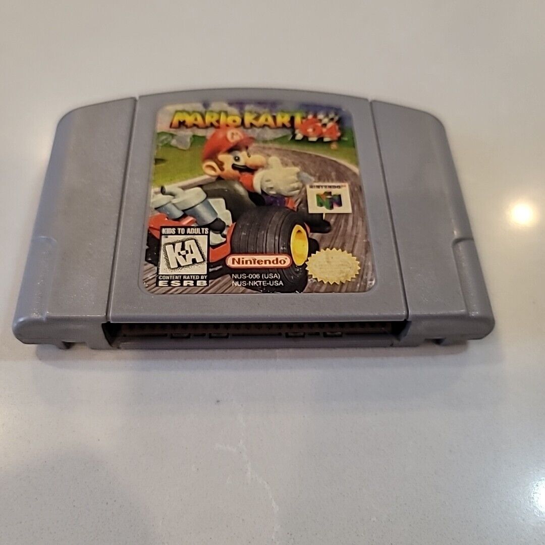 Mario Kart 64 (Nintendo 64, 1997) Authentic Cart Only Tested 
