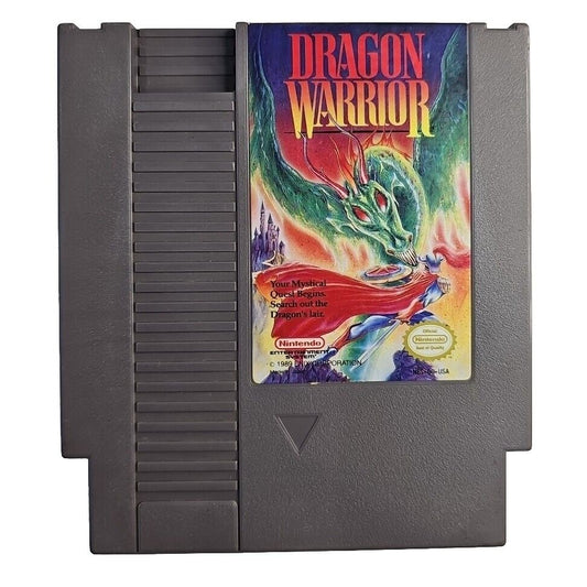 Dragon Warrior (Nintendo Entertainment System, 1989) Authentic Tested Working