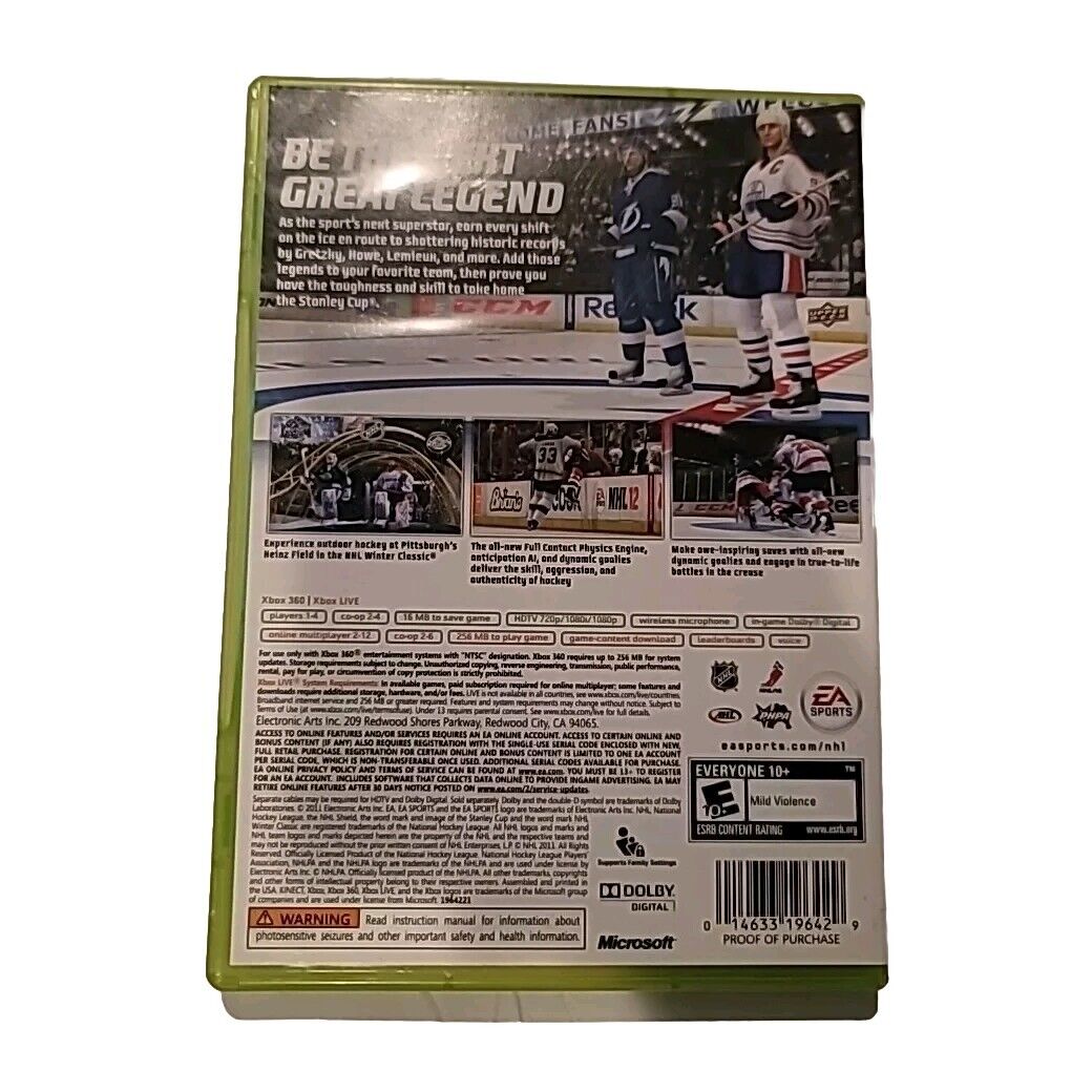 Xbox 360 Hockey NHL 12 Game