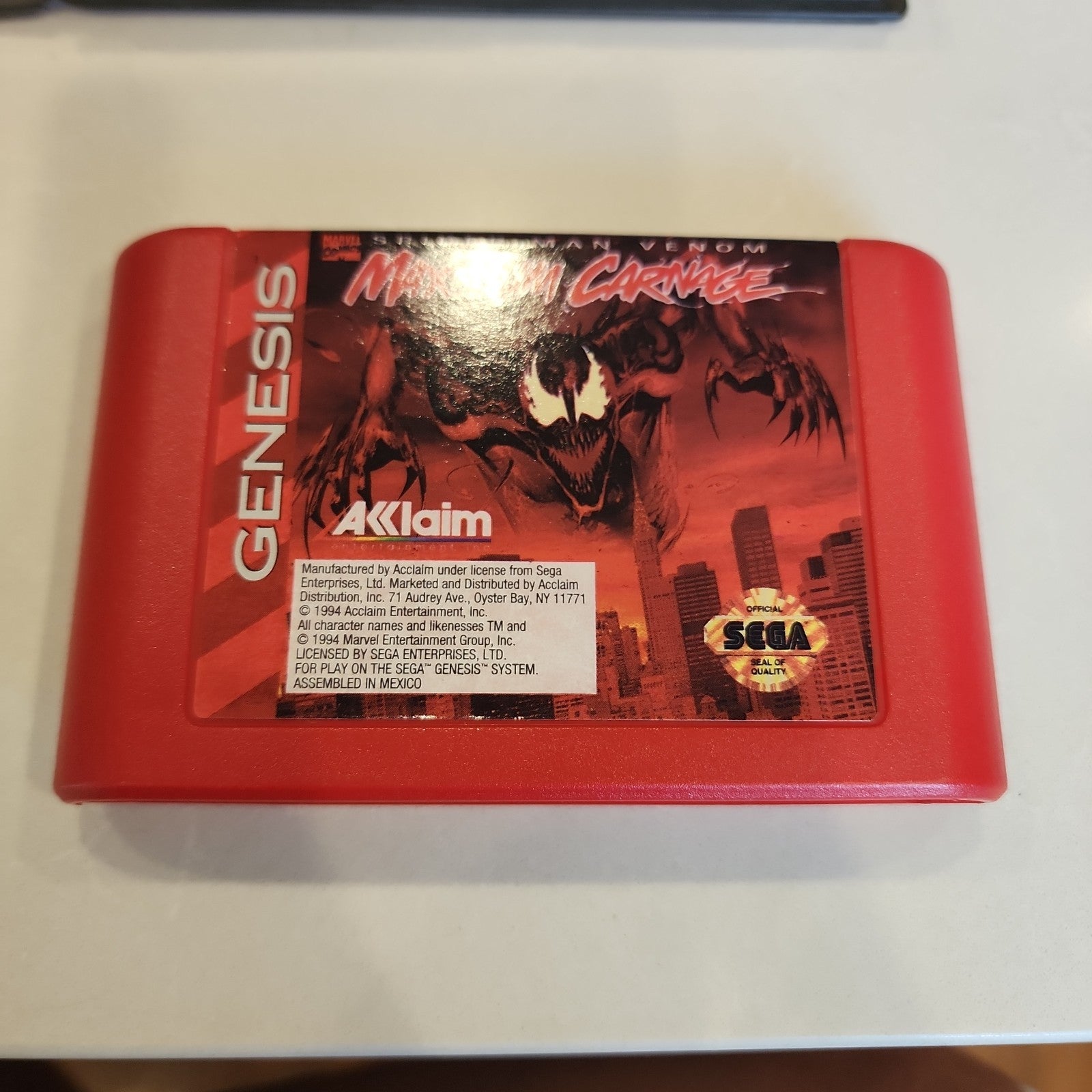 Spider-Man and Venom: Maximum Carnage (Sega Genesis, 1994)