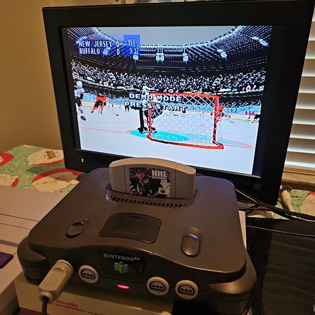 NHL Breakaway 98 N64 Cleaned Tested