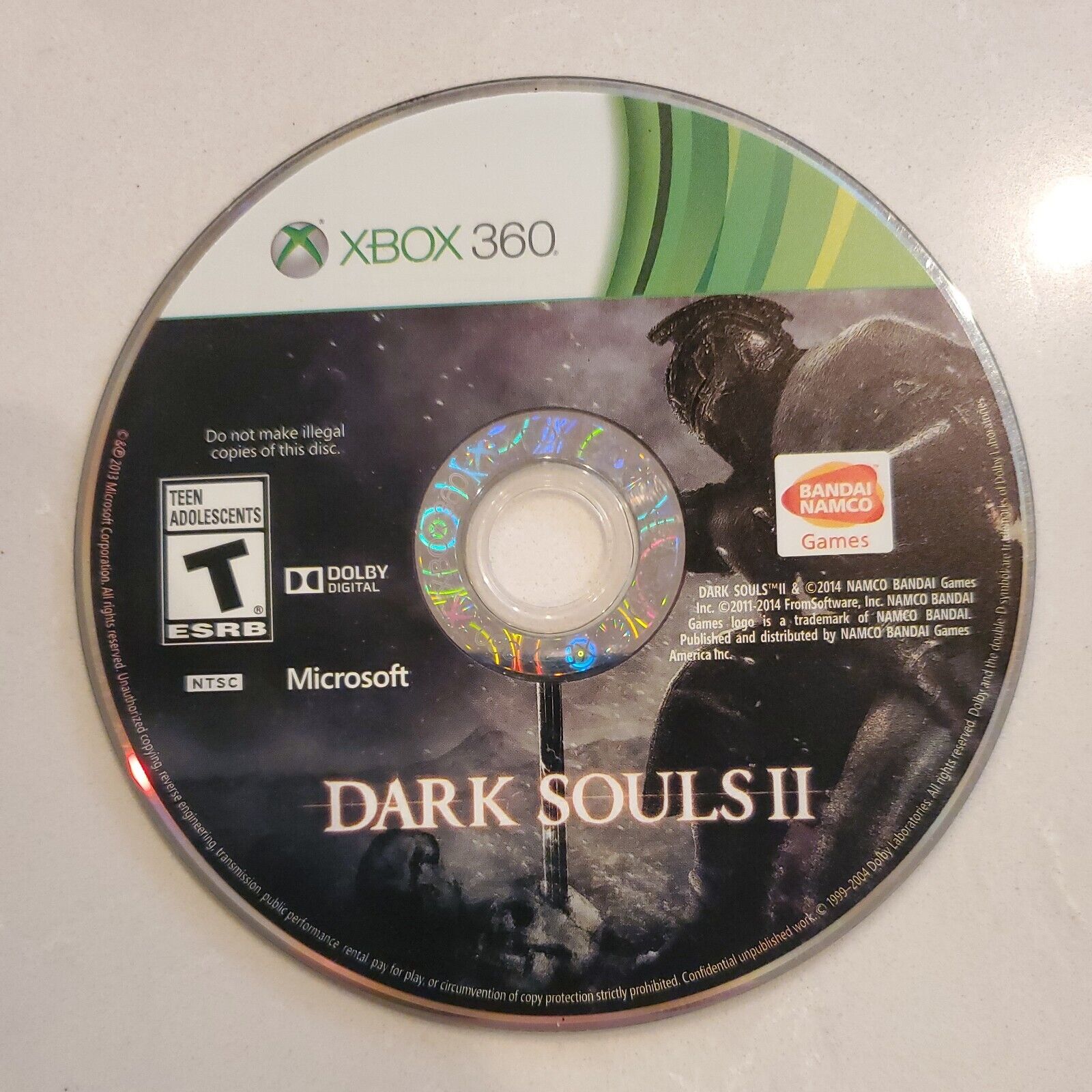 Dark Souls 2 XBOX 360 Action / Adventure (Video Game) SB11