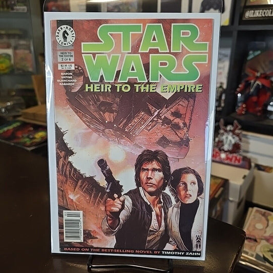 STAR WARS HEIR TO THE EMPIRE #2 NEWSTAND LAUFFRAY COVER 2nd App THRAWN Low GRADE