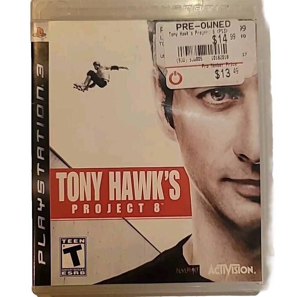 TONY HAWKS PROJECT 8 FOR PS3 (preowned)