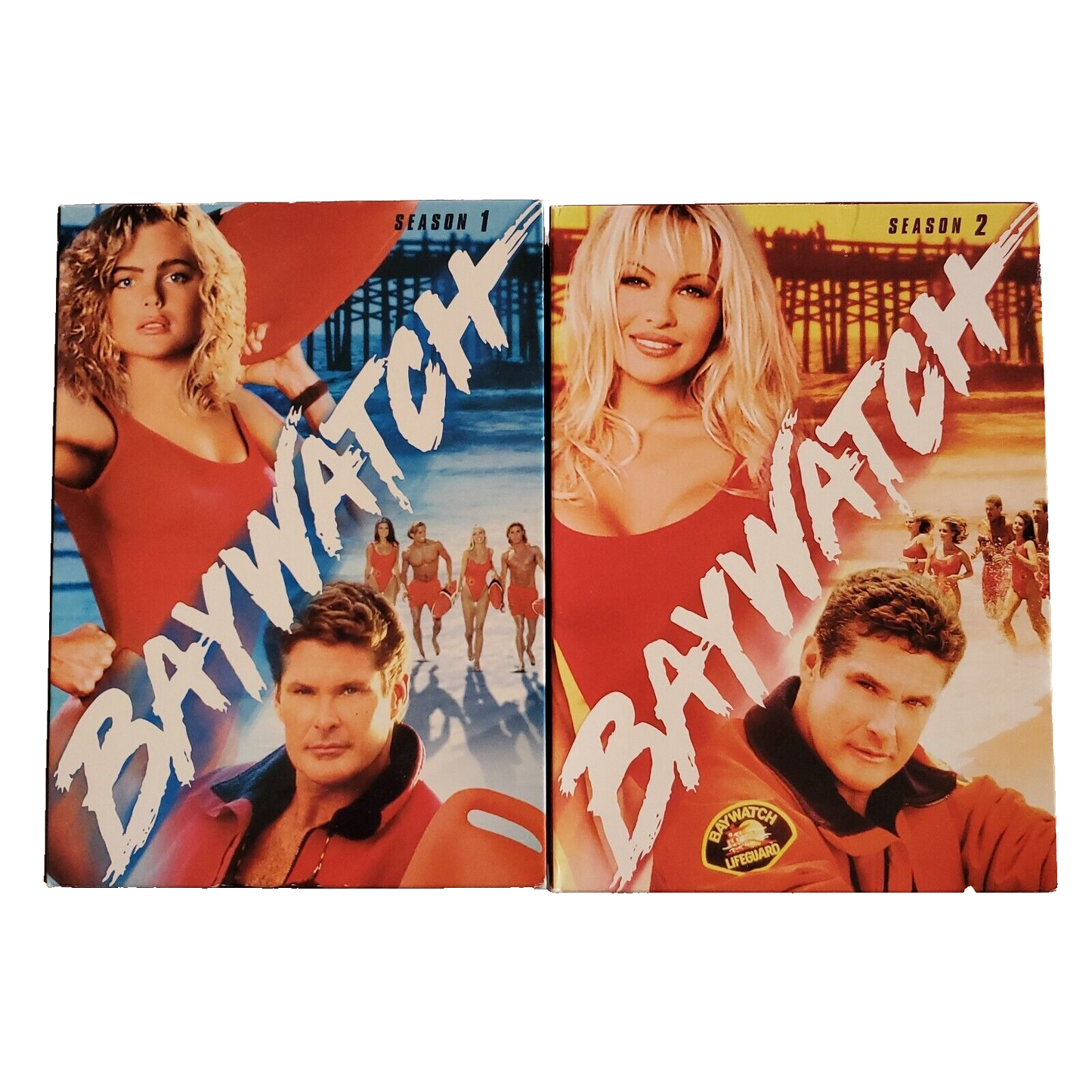 Baywatch - Season 1 and 2 (DVD, 2006) 10 DVDs Total CIB