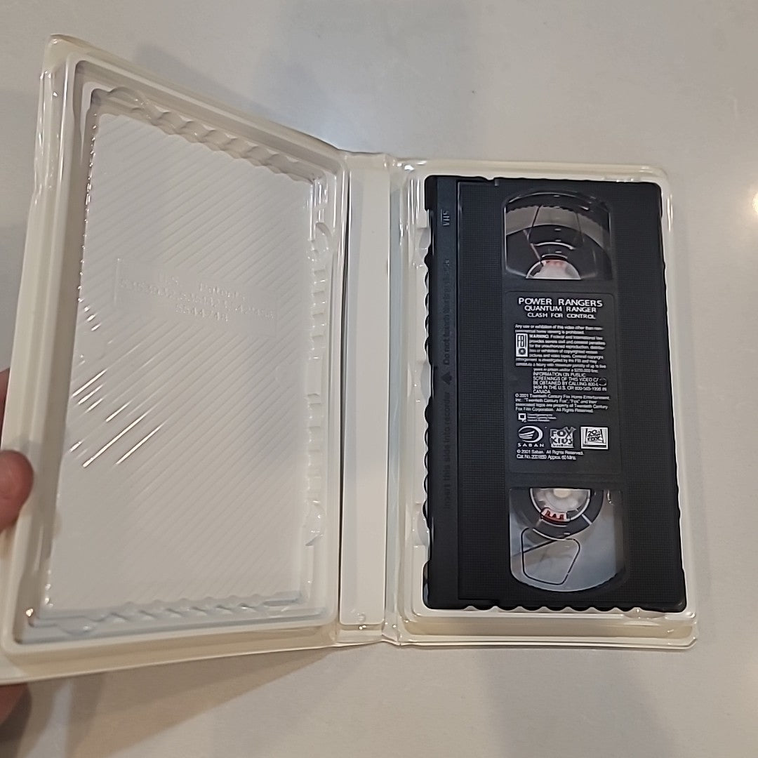 Power Rangers Time Force Quantum Ranger Clash for Control VHS 2001 Animated