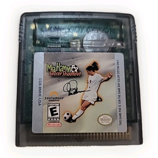 Nintendo Gameboy Color Game. Mia Hamm Soccer Shootout  (tested)