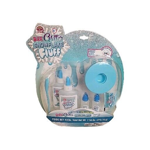 DIY Glitter Snowflake Fluff YOYO WORLD Ages 8+ NEW/Sealed 