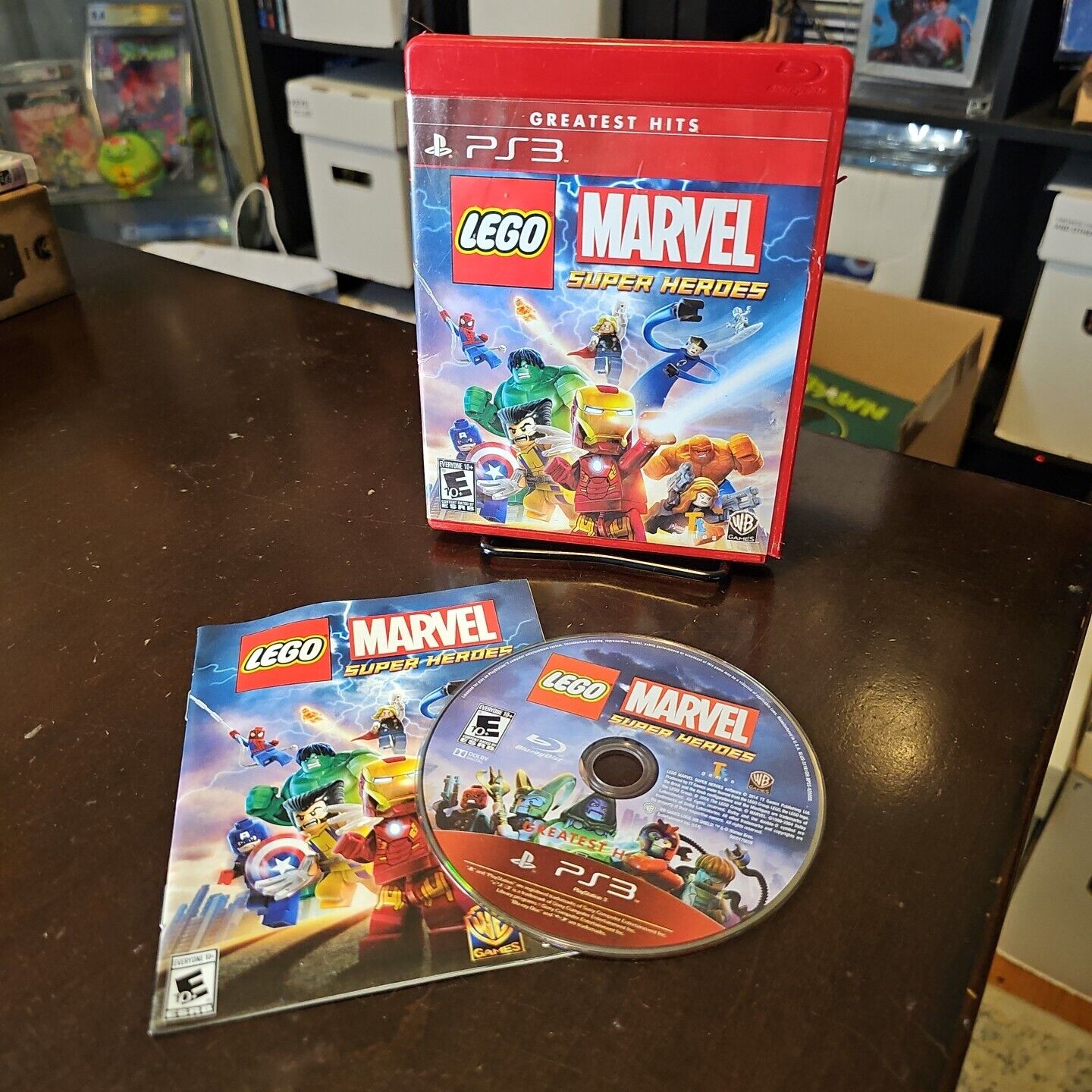 LEGO Marvel Super Heroes Sony PlayStation 3 PS3 Game Complete With Manual Tested