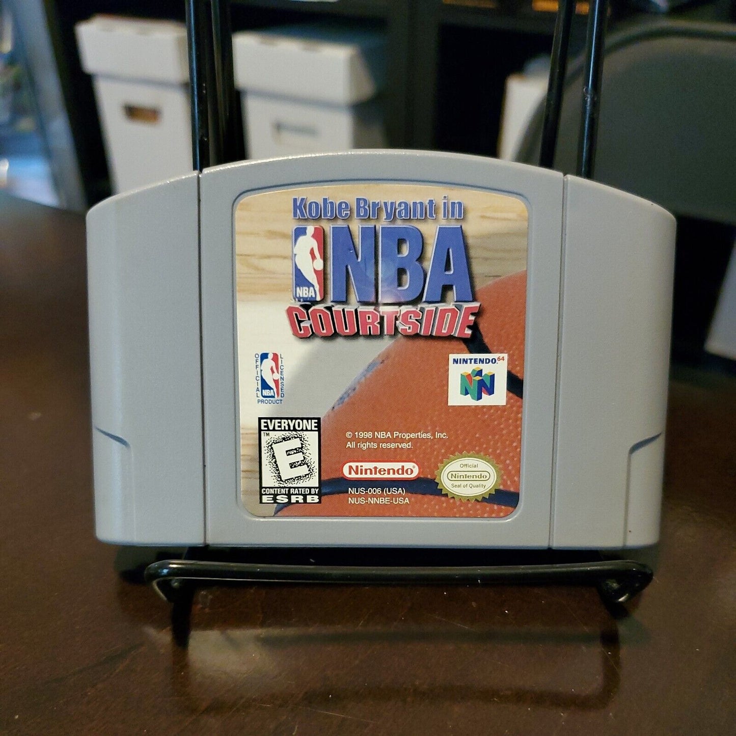 Kobe Bryant in NBA Courtside  (Nintendo 64, 1998)  N64 Basketball Tested Working