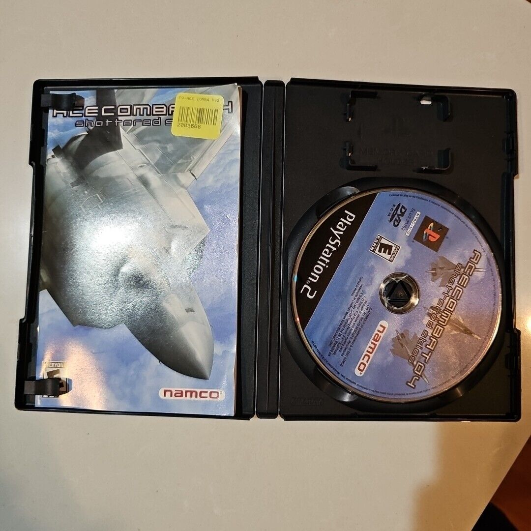 Ace Combat 4 Shattered Skies Greatest Hits (Sony Playstation 2,PS2) Complete