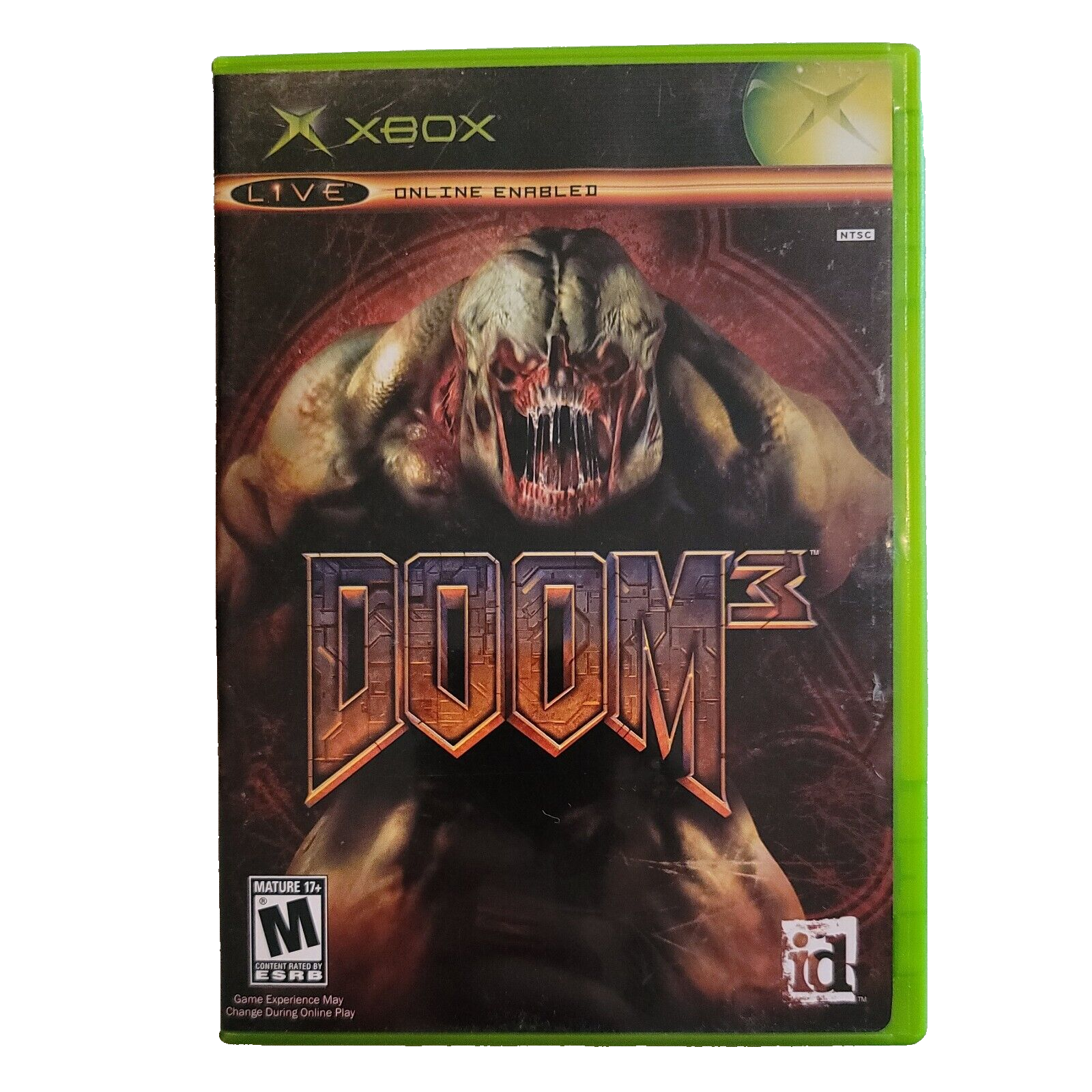 Doom 3 (Original Microsoft Xbox, 2005) - Tested Complete CIB SB8