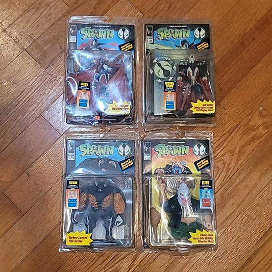 SPAWN Set of 4 Original Action Figures 1994 - McFarlane