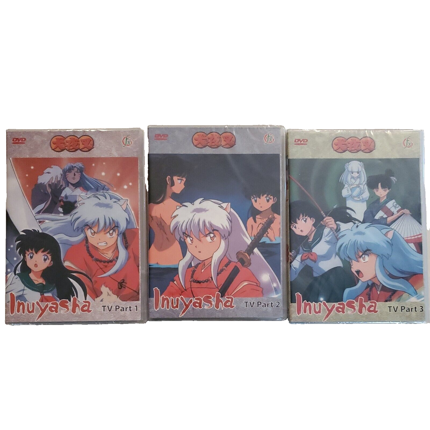 Inuyasha TV Part 1,2,3 Japanese with English Subtitles Brand New SB11