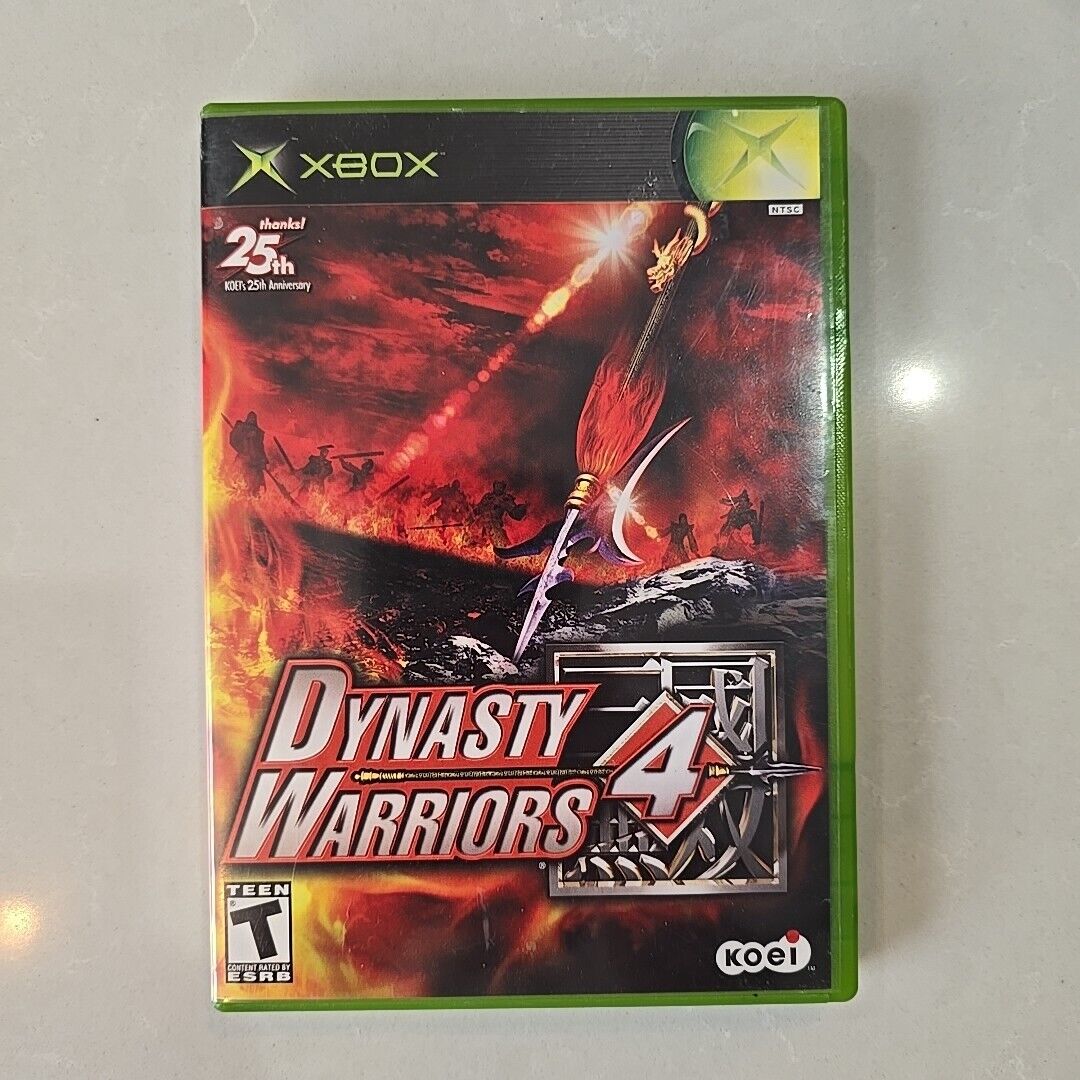 Dynasty Warriors 4 (Microsoft Xbox, 2003) CIB COMPLETE WITH REGISTRATION TESTED