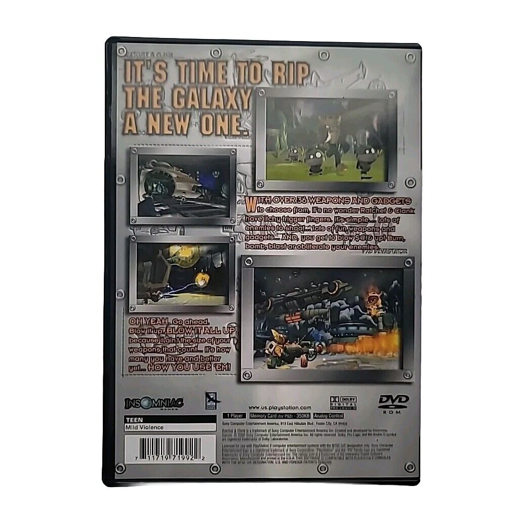 Ratchet & Clank (Sony PlayStation 2, 2002)